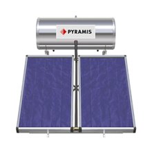 Ηλιακός θερμοσίφωνας PYRAMIS 160 lt Επιλεκτικού συλλέκτη διπλής ενέργειας 3m² 026000405