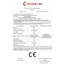 Ενεργειακό τζάκι μαντεμένιο πανοραμικό KRATKI OLIWIA/LP 18KW / 150-180m2