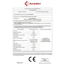Ενεργειακό τζάκι μαντεμένιο αερόθερμο KRATKI ZUZIA/ECO 12KW / 120-160m2