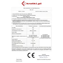 Ενεργειακό τζάκι αερόθερμο μαντεμένιο ίσιο KRATKI AMELIA/DECO 21KW / 200-250m2