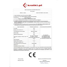 Ενεργειακό τζάκι αερόθερμο KRATKI MBA/PF 17KW 160-200m2