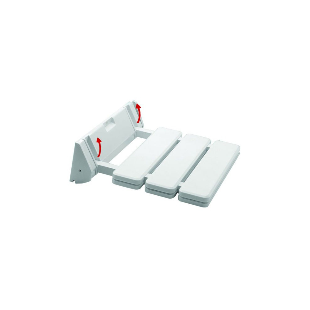 Βάση στήριξης - κάθσιαμα ντούζ λευκό SCABETO 34x34 
