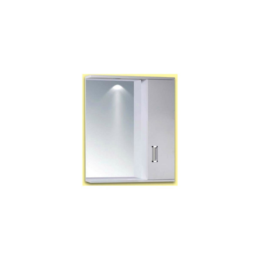 Καθρέπτης - ερμάριο με ντουλάπι FINO I 62x55h PVC WHITE