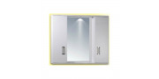 Καθρέπτης - ερμάριο με ντουλάπι FINO II 72x55 h PVC WHITE