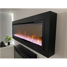 Ηλεκτρικό τζάκι τοίχου με θέρμανση Dimplex Ignite XL 50 + Metal Frame