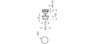 Βαλβίδα νιπτήρος κλίκ με υπερχείλιση VITRA A4514934 Brushed Nickel