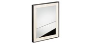 Καθρέπτης με LED φωτισμό και μαύρο ματ Inox πλαίσιο KARAG SPECCHI LD-BM 50x70