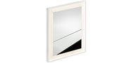 Καθρέπτης με LED φωτισμό και άσπρο ματ Inox πλαίσιο KARAG SPECCHI LD-WM 40x100