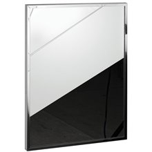 Καθρέπτης με σατινέ Inox πλαίσιο KARAG SPECCHI MWF-CS 40x60
