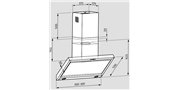 Απορροφητήρας - Επιτοίχια καμινάδα PYRAMIS SPECIETO 60 cm Inox 065039001
