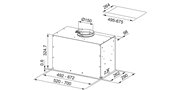 Απορροφητήρας εντοιχιζόμενος 52 cm FRANKE BOX FBFE WH MATT A52 White matt 3105001109
